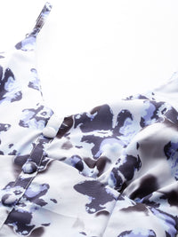 all about you Printed Slit Midi Dress