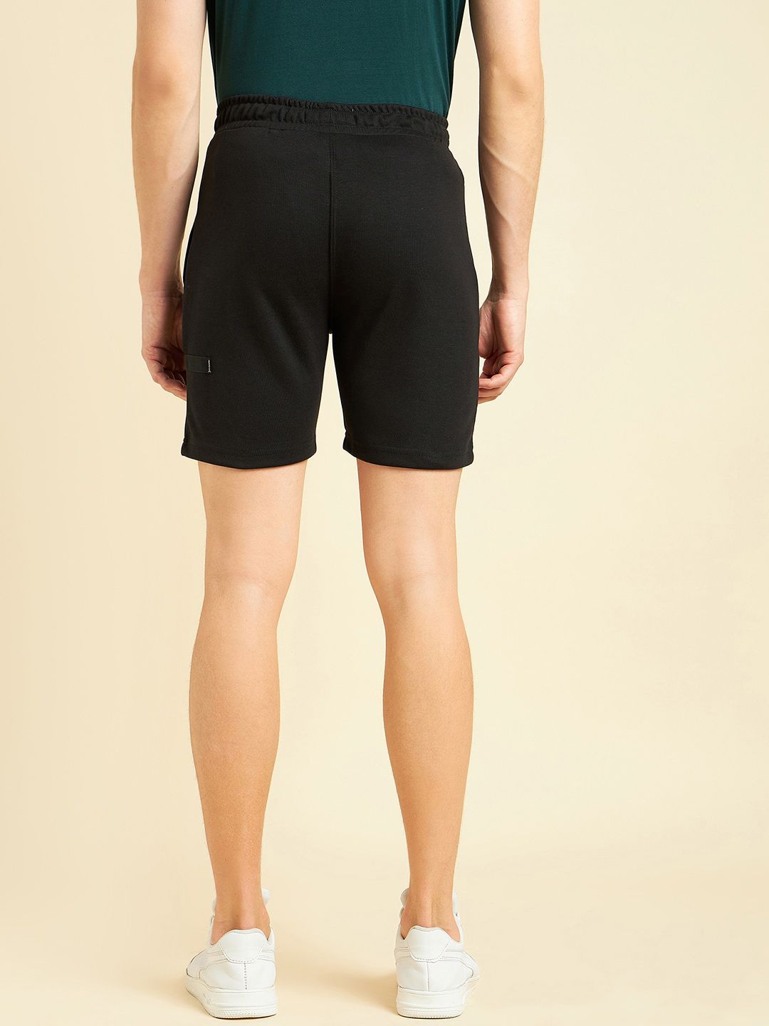 Sweet Dreams Men Black Mid-Rise Shorts