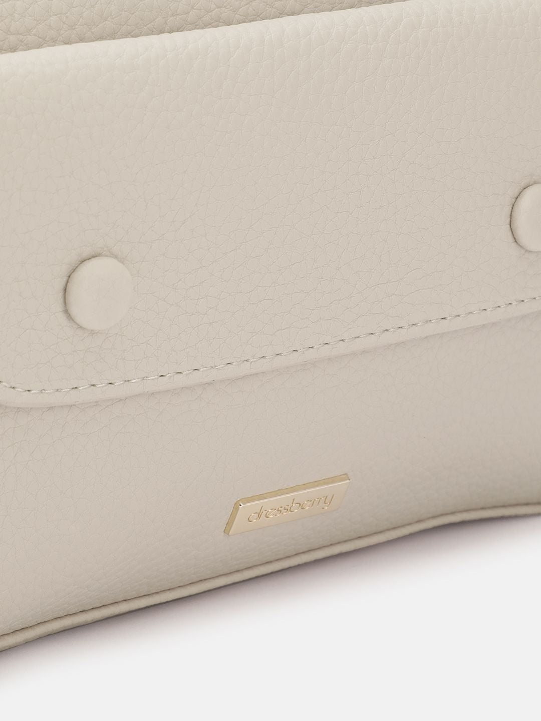 DressBerry Textured Structured Handheld Bag