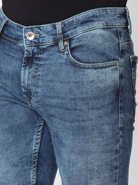 SPYKAR Men Blue Slim Fit Low-Rise Heavy Fade Jeans