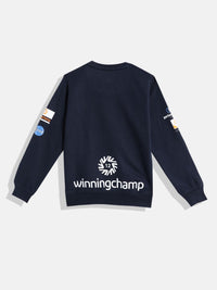 Monte Carlo Boys Cotton Graphic Printed Sweatshirt