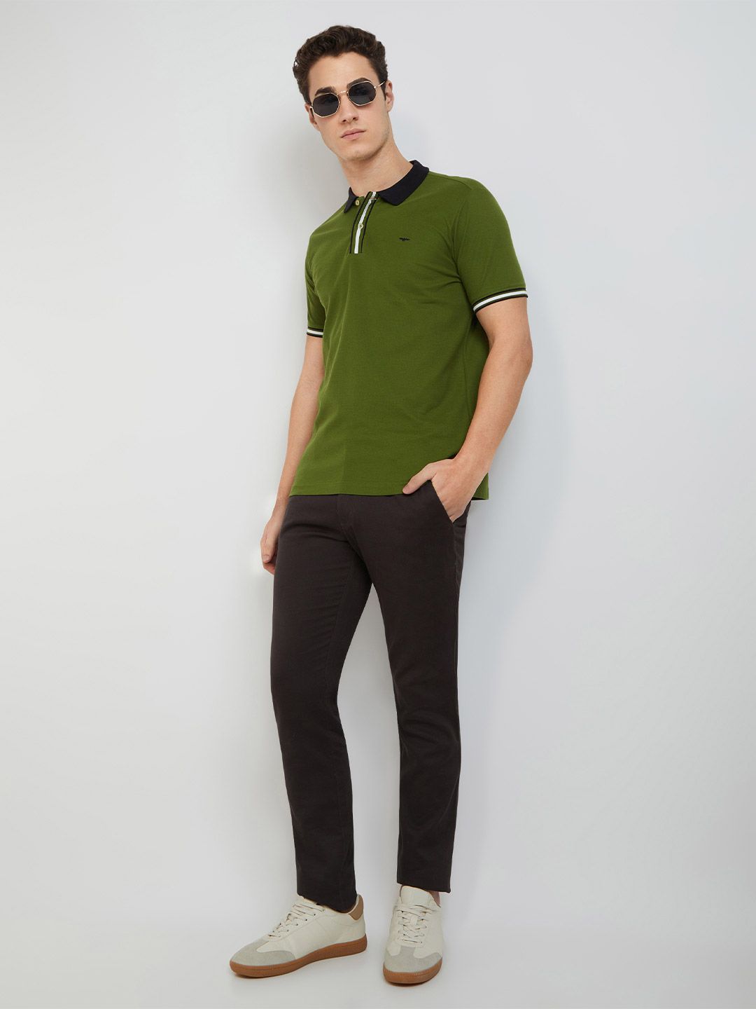 Park Avenue Polo Collar Slim Fit T-shirt