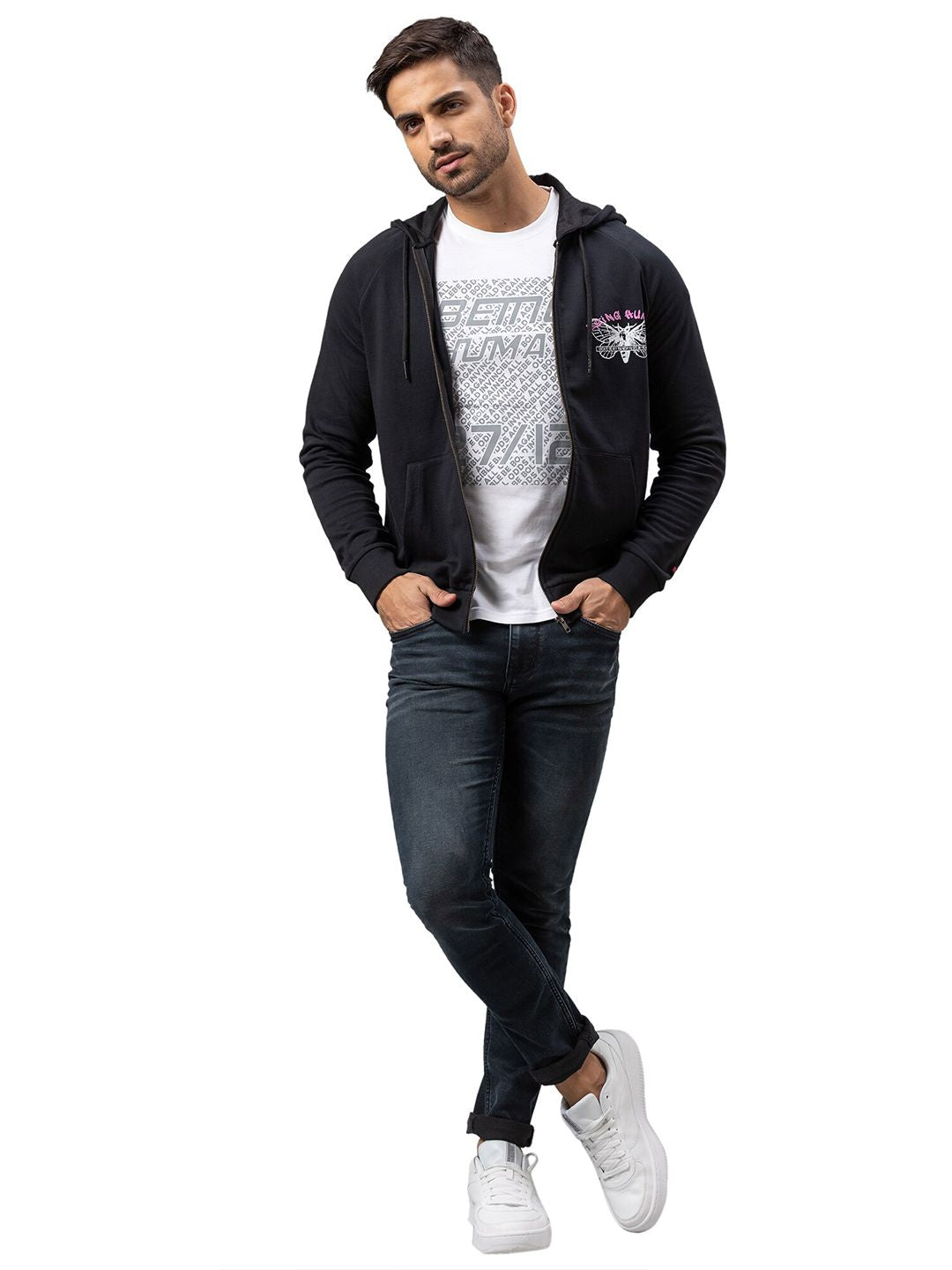 Being Human Men Black Sweatshirt