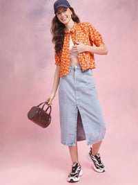 DressBerry Floral Print Casual Shirt