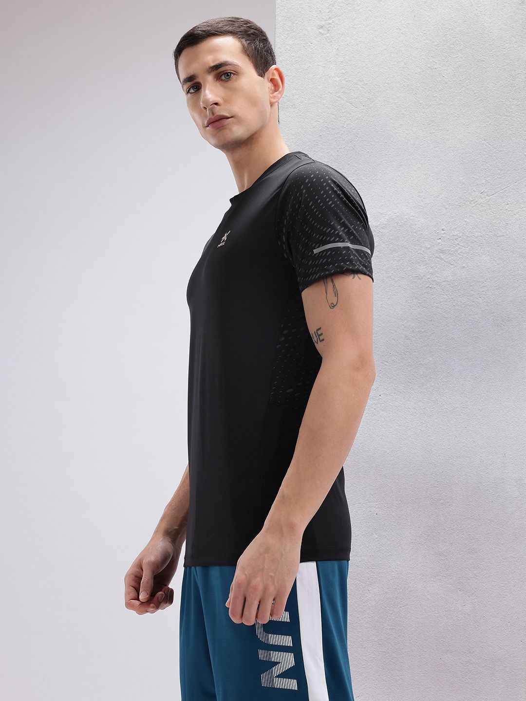 HRX by Hrithik Roshan Men Printed Rapid-Dry Training T-shirt