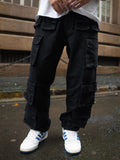 Powerlook Men Loose Fit Cargos Trousers