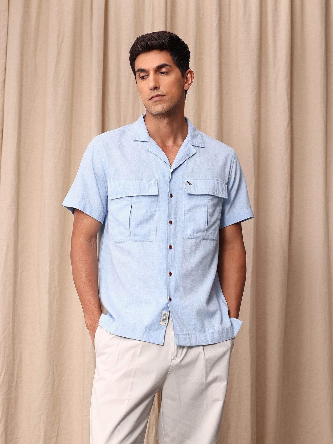 Mr Bowerbird Pure Cotton Liberal Fit Casual Shirt