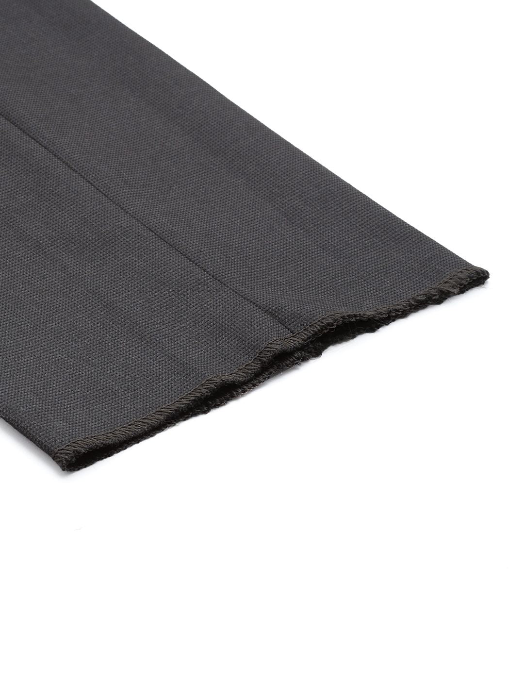 Raymond Men Textured Slim Fit Mid-Rise Formal Trousers