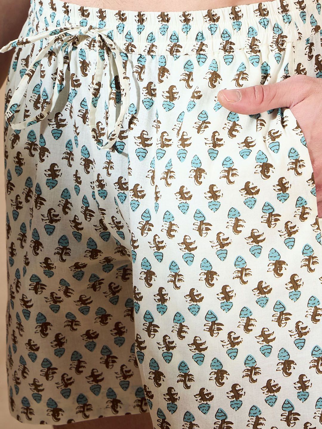 DENNISON Block Printed Oversized Co Ords Set