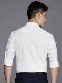 Raymond Pure Cotton Slim Fit Printed Formal Shirt