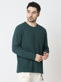 SPYKAR Men Solid Round Neck Cotton T-shirt