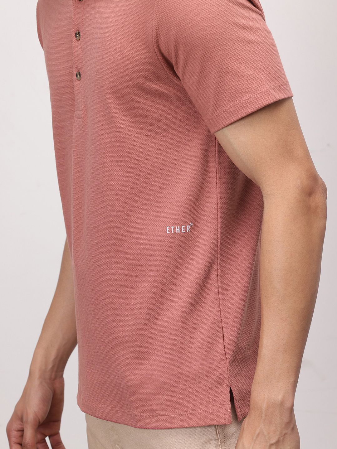 ether 365 Essentials Polo Collar Regular Fit T-shirt