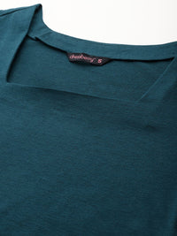 DressBerry Puff Sleeve Sheath Dress