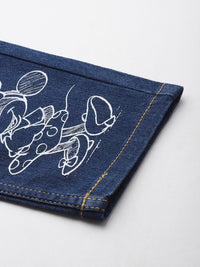 DressBerry Women Printed Mom Fit Jeans