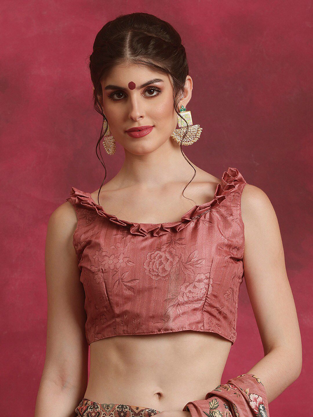 Saree mall Ethnic Motifs Printed Bagh Saree