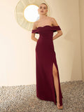 Berrylush Off-Shoulder Maxi Dress