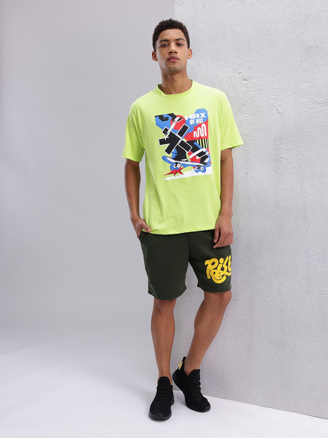 HRX by Hrithik Roshan Men Printed Lifestyle T-shirt