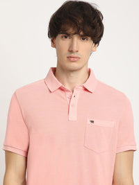 THE BEAR HOUSE Men Solid Regular Fit Polo T-shirt