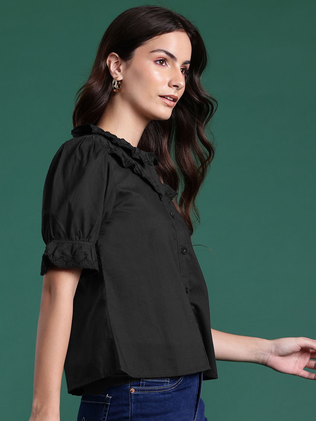 DressBerry Pure Cotton Opaque Casual Shirt