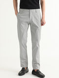 RARE RABBIT Men Mid Rise Cotton Slim Fit Trousers