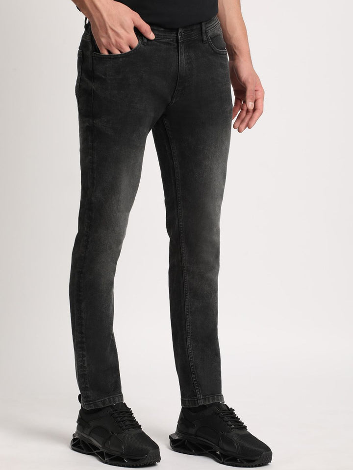THE BEAR HOUSE Men Skinny Fit Light Fade Clean Look Stretchable Jeans
