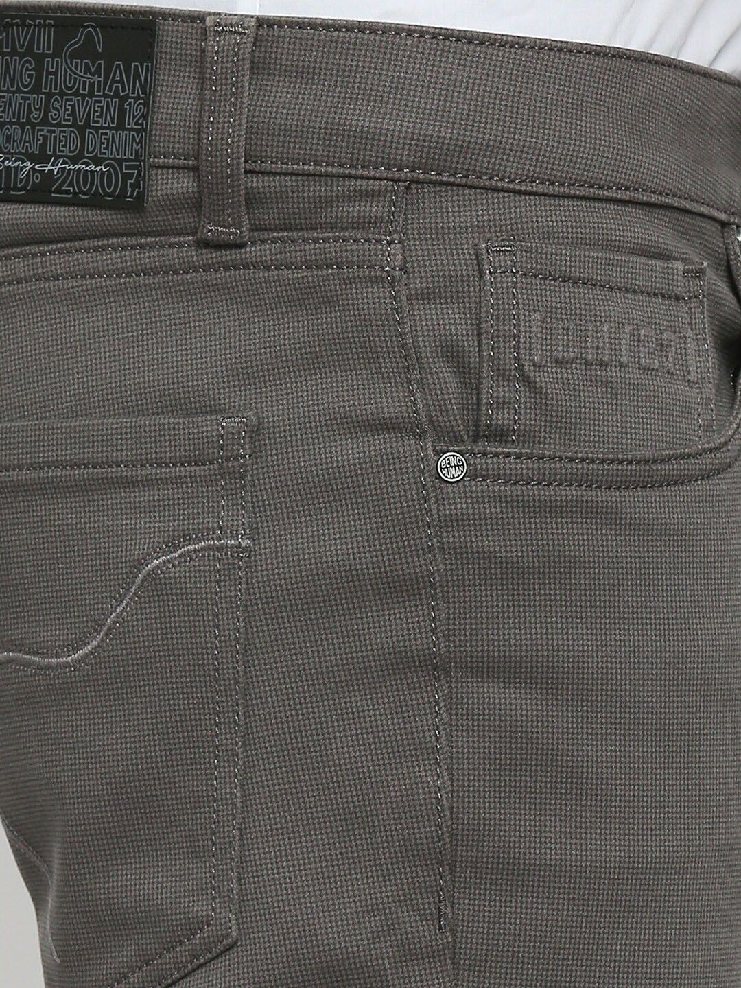 Being Human Men Mid-Rise Chinos Trousers