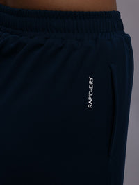 HRX by Hrithik Roshan Women Brand Logo Printed Mid-Rise Running Track Pants