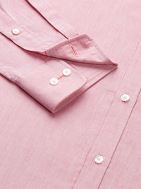 Park Avenue Men Pink Solid Slim Fit Formal Shirt