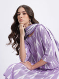 Anouk Ikat Print Kurta with Trousers & With Dupatta