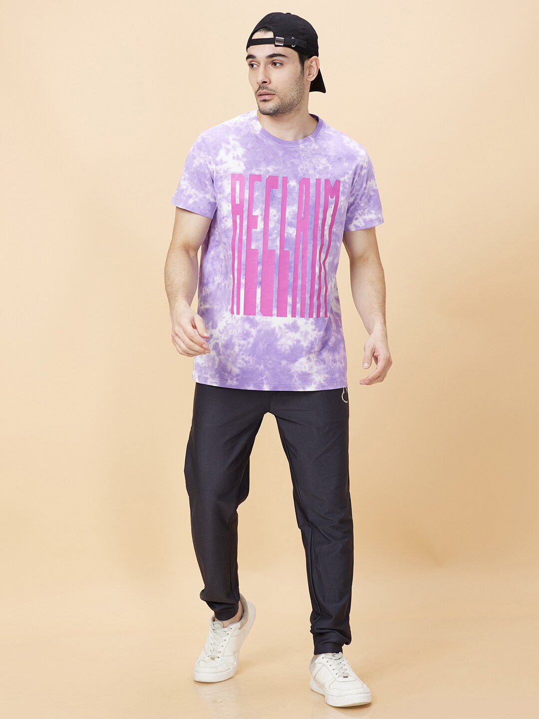 Being Human Dyed Round Neck Short Sleeves Cotton T-shirt