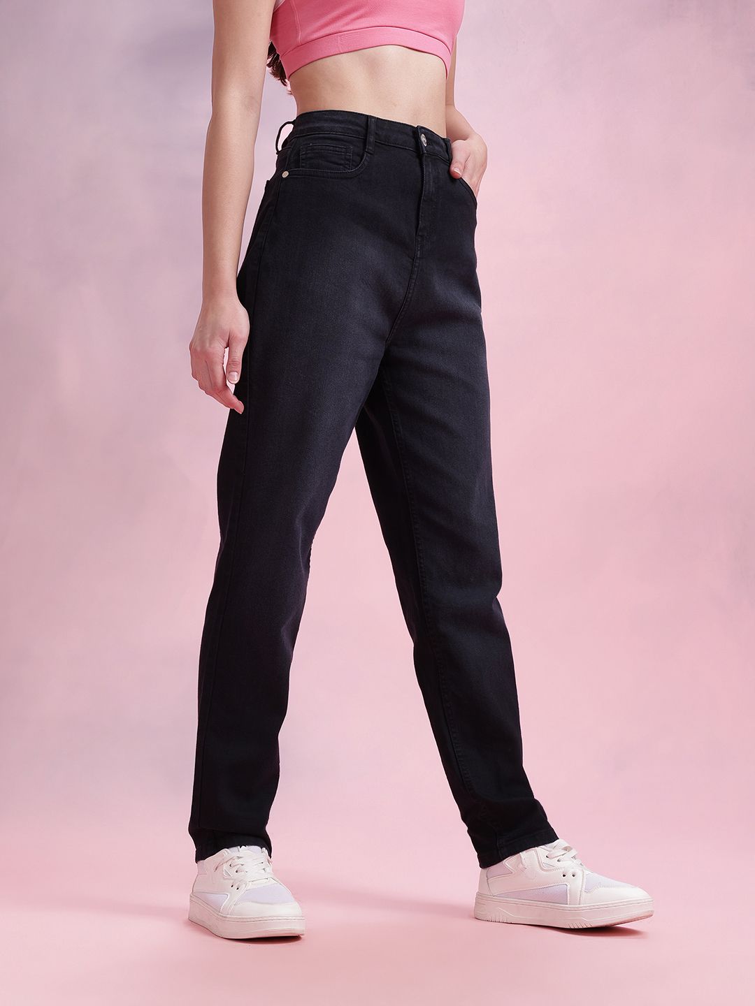 DressBerry Women Mom Fit Jeans