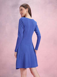DressBerry Square Neck A-Line Dress