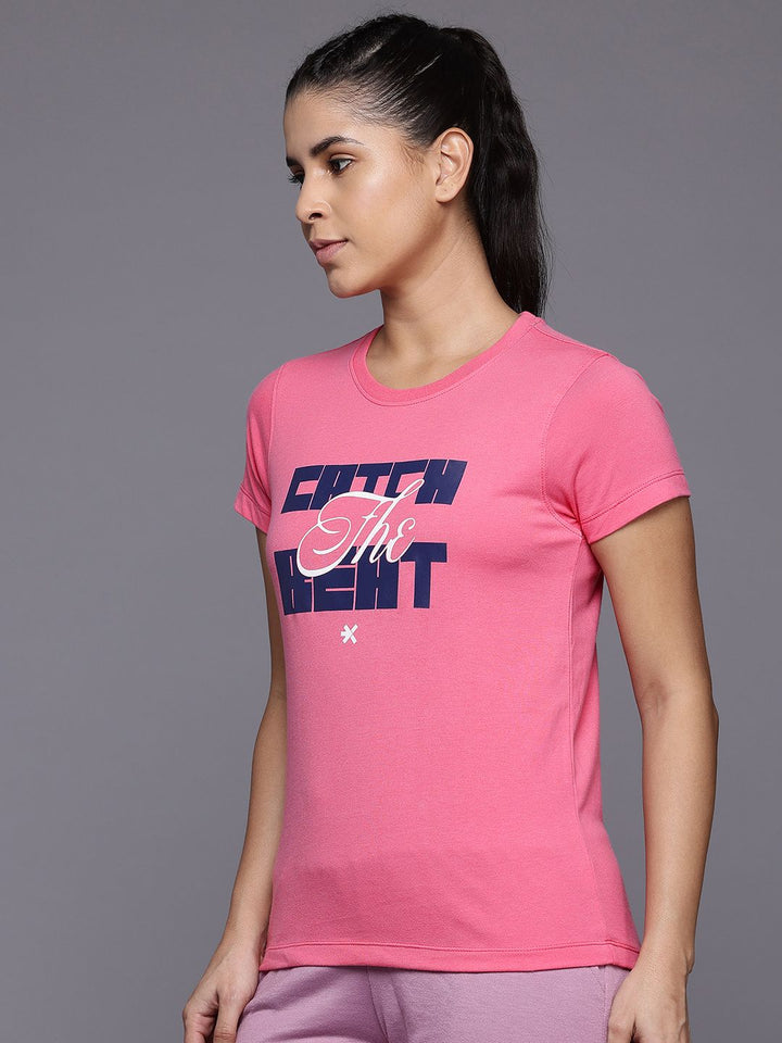 HRX by Hrithik Roshan Women Typography Printed Lifestyle T-shirt