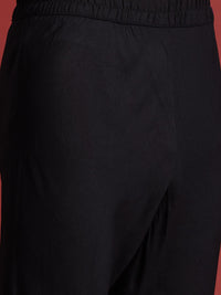 Anouk Mirror Work Embroidered  Kurta with Trousers Set