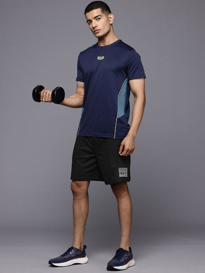 HRX by Hrithik Roshan Men Typography Print Training Shorts