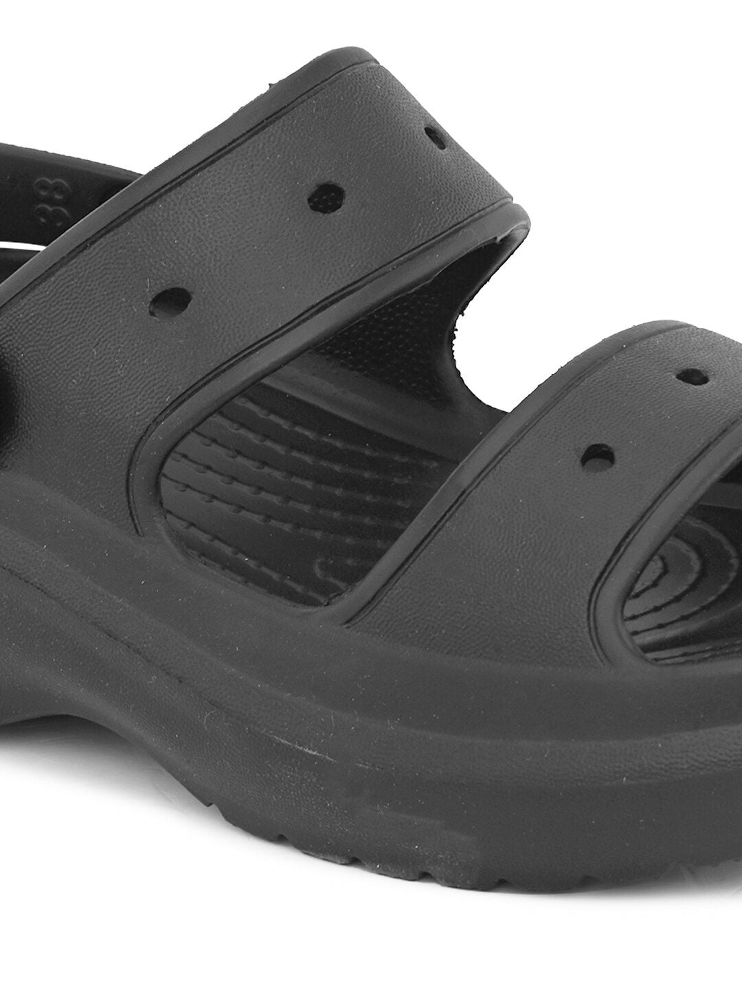 HRX oleh Hrithik Roshan Wanita Reka Bentuk Diri Hitam Slip-On Flip-Flops