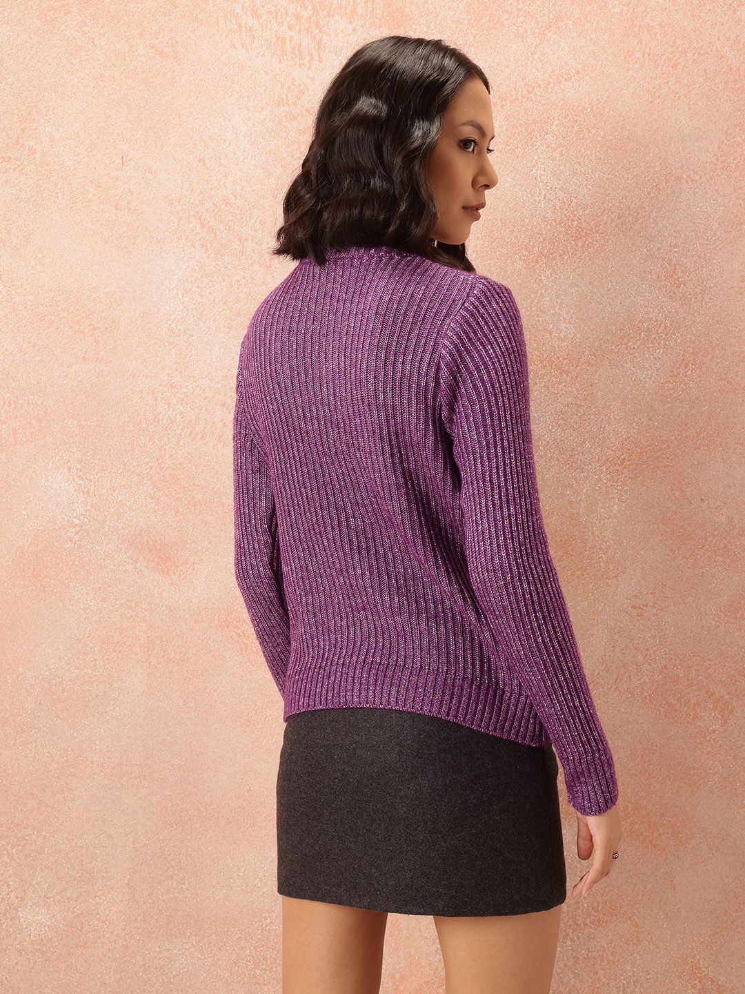 all about you Acrylic Ribbed Pullover