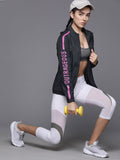 HRX by Hrithik Roshan Rapid-Dry Typography Printed Training or Gym Sporty Jacket