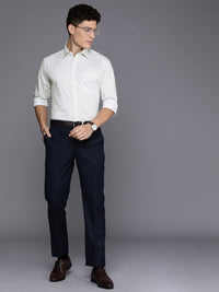 Raymond Pure Cotton Slim Fit Printed Formal Shirt