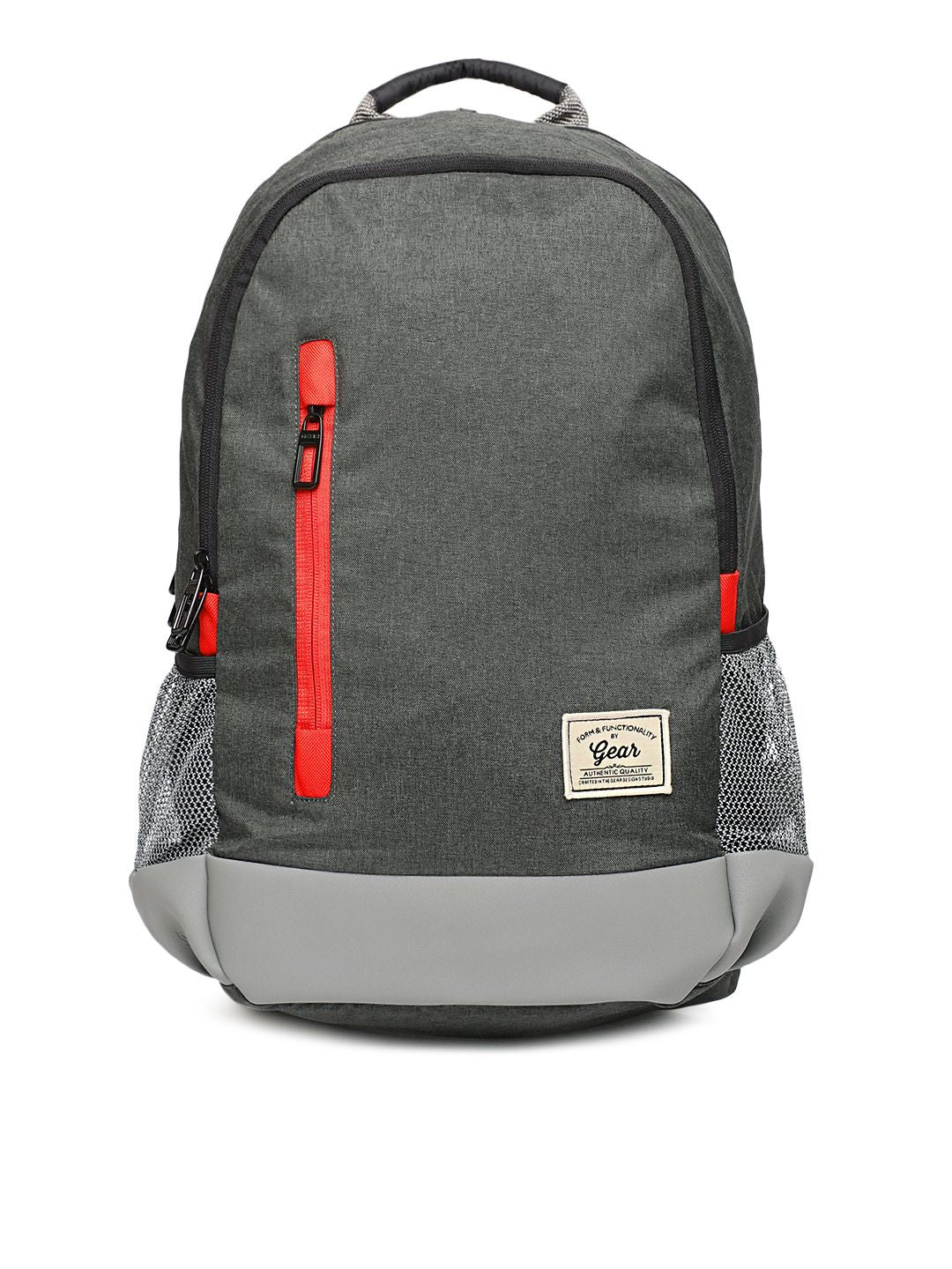 Gear Unisex Black & Grey Campus 8 Backpack