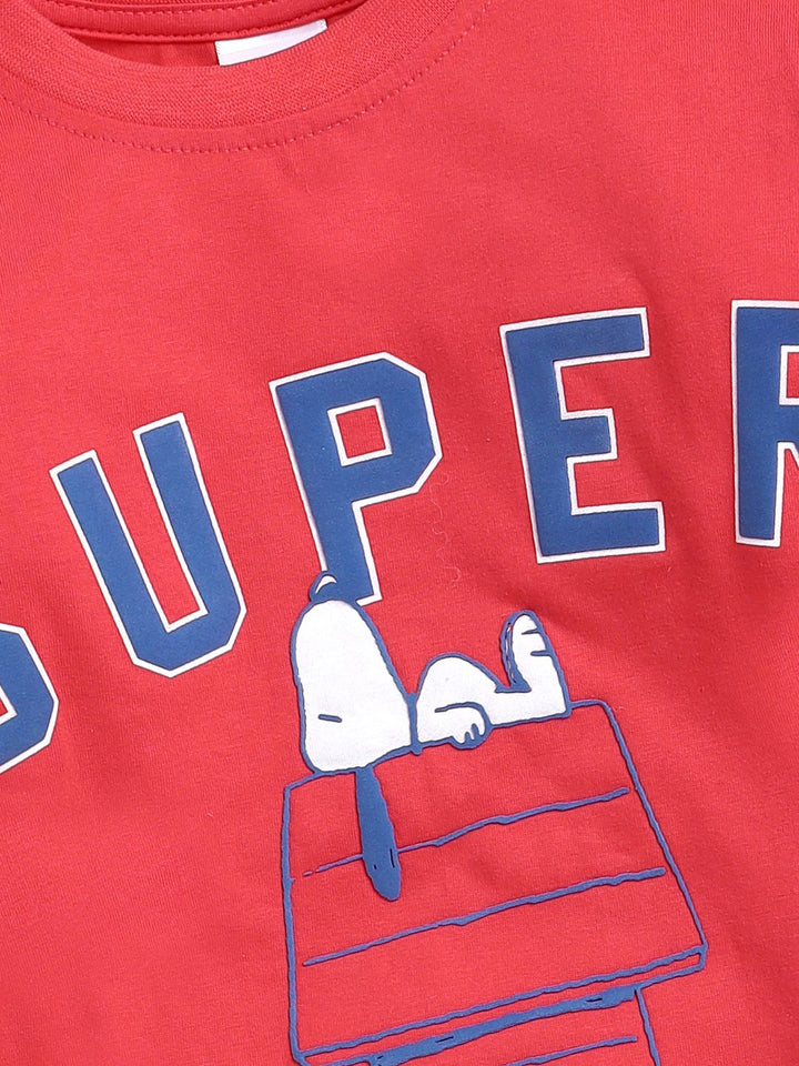 Moms Love Boys Graphic Printed Full Sleeves Tshirt With Joggers