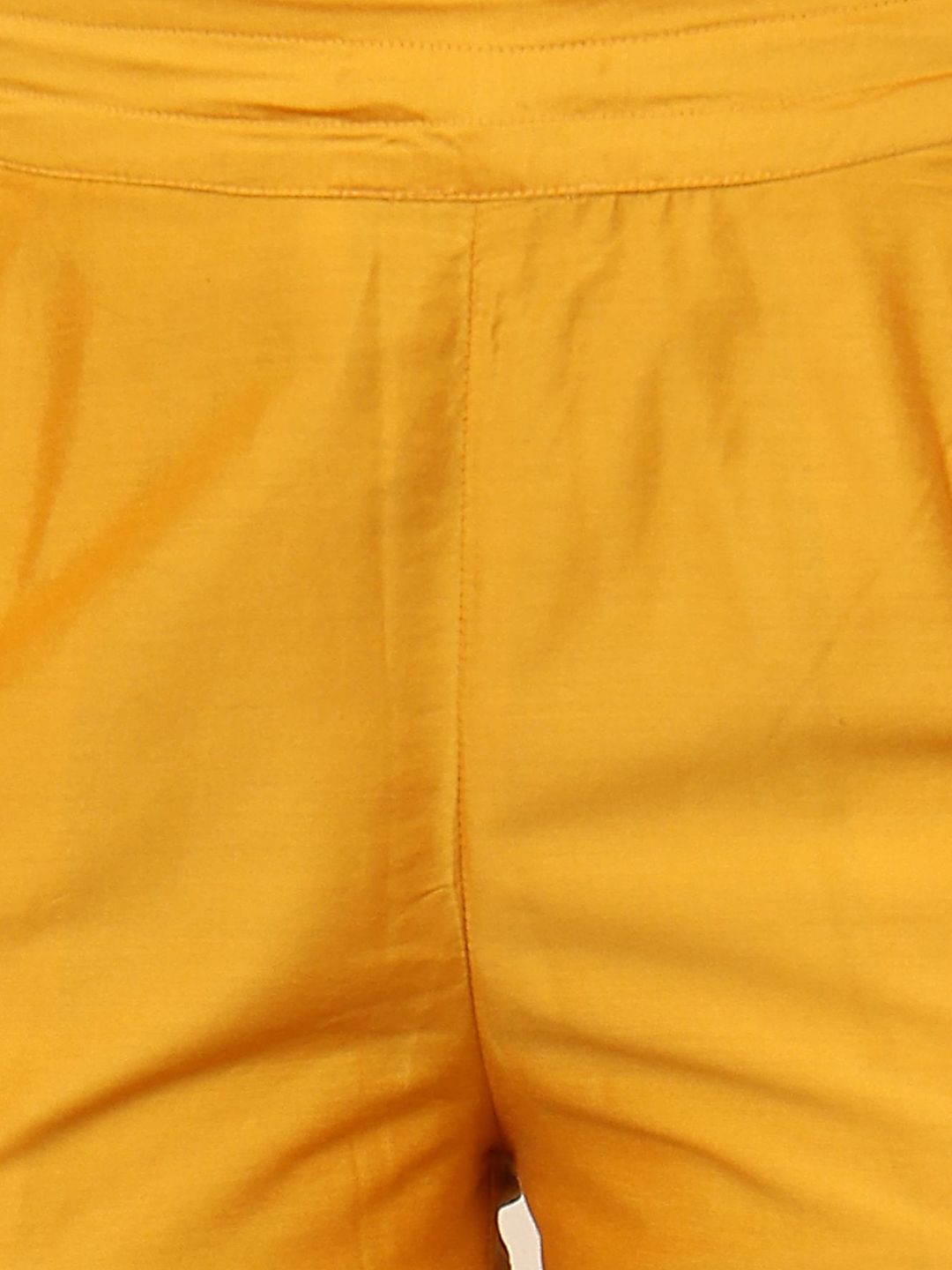 W Women Regular Fit Embroidered Hemline Trousers