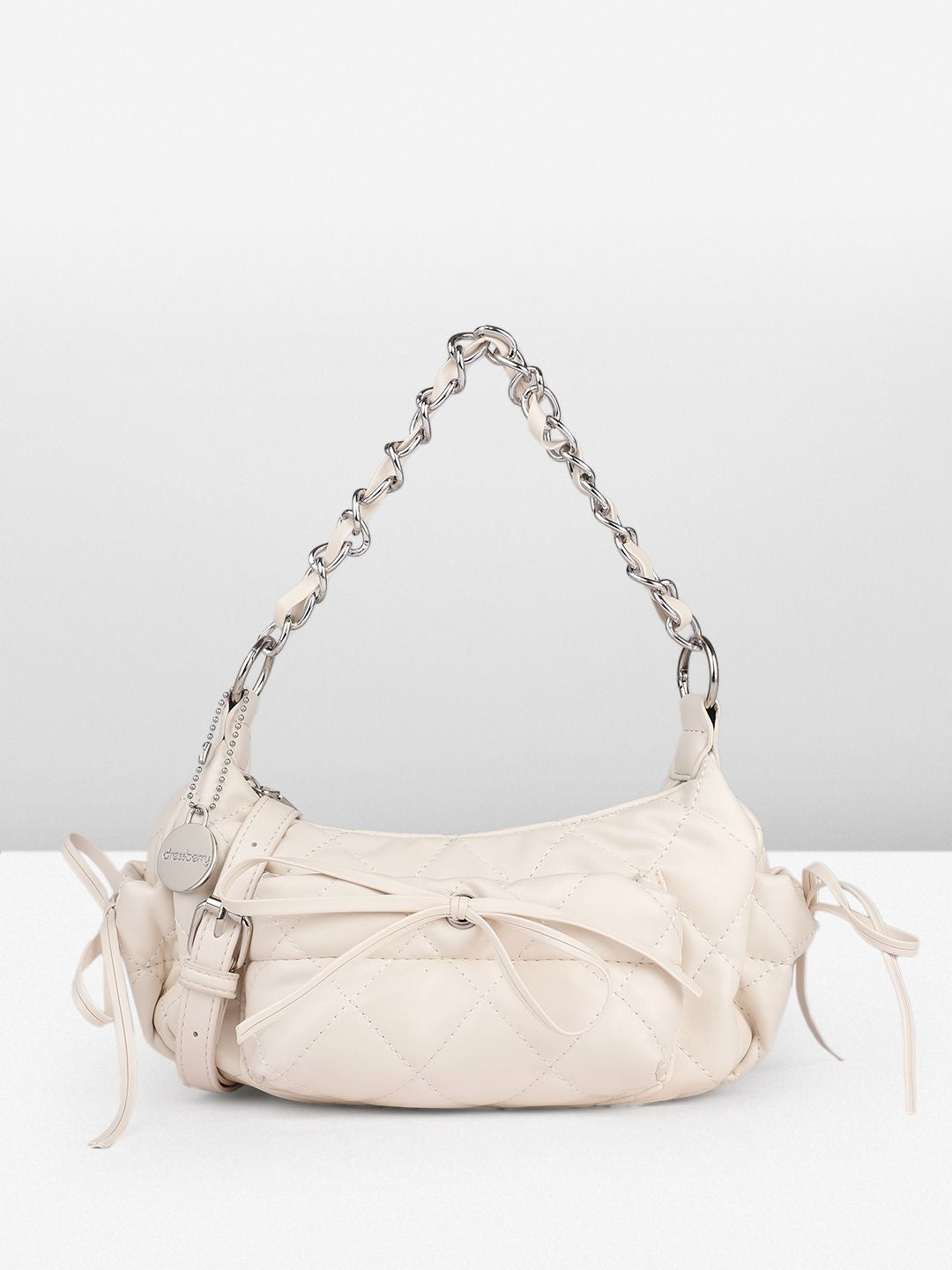 DressBerry Textured Half Moon Sling Bag