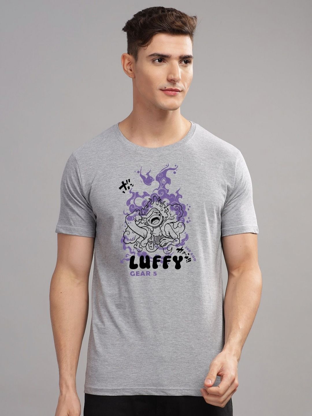 ADRO Men Typography Printed Raw Edge T-shirt