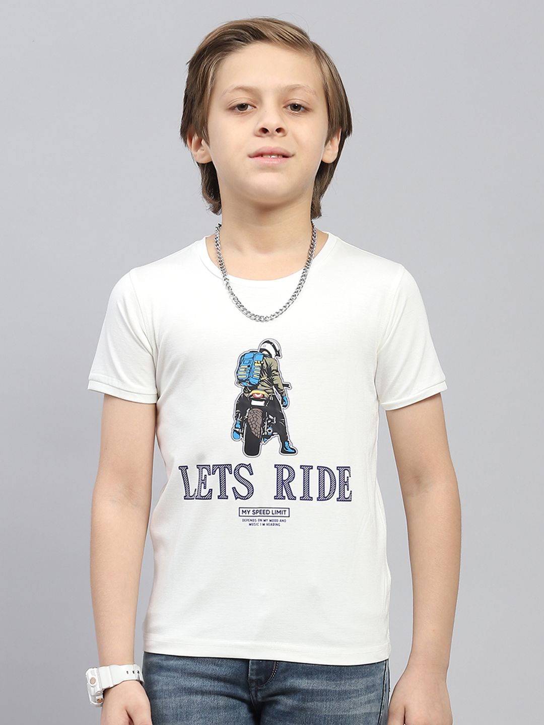 Monte Carlo Kids Boys Printed Hooded Sweatshirt