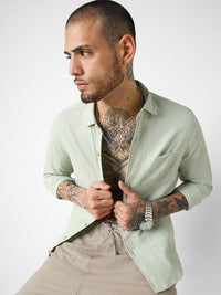 VASTRADO Men Classic Slim Fit Casual Shirt