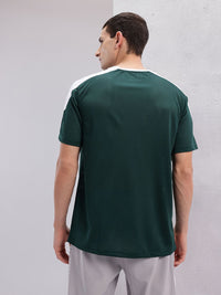 HRX by Hrithik Roshan Brand Logo Print Perforated Training T-shirt