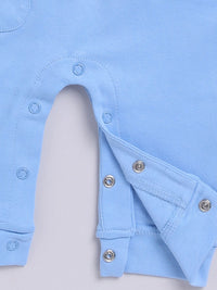 Moms Love Infants Boys Pure Cotton Applique Detail Dungaree With T-Shirt