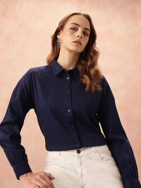 all about you Geometric Design Pure Cotton Casual Shirt