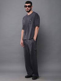 Difference of Opinion Men Oversized Drop Shoulder Ultra Soft Drapey Cotton T-Shirt